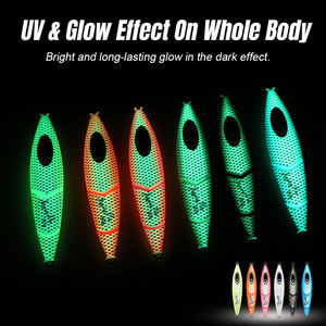 Jigging pro Cranky Lent Jigging Leurre Pour Kingfish 80g 100g 120g 150g Eau Salée Lumineux Métal Jig Leurre Pêche En Haute Mer Leurre - Product Image 4