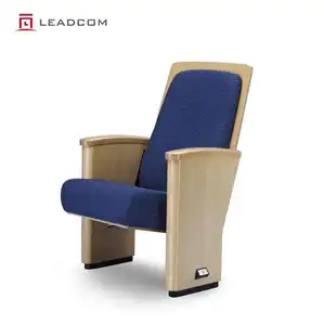 Leadcom LS-617EA Offre Spéciale tissu haute qualité meubles salle des arts de la scène classique théâtre chaise en bois