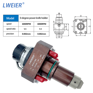 LWEIER BMT-0 Soporte para herramientas eléctricas de 0 grados para fresado automotriz, cabezal motorizado compuesto de 12/15 estaciones, soporte para herramientas BMT45/55/65/75/85 - Product Image 5