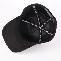 Casquettes de baseball unisexes TOPCAP personnalisées en sergé et daim à 5 panneaux avec broderie 3D entièrement ornée de diamants, logo personnalisé réglable