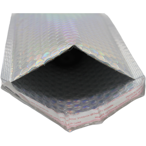 Sobre de Burbujas Holográfico Arcoíris a Prueba de Golpes con Protección Lateral para Envío de Regalos Frágiles - Product Image 6