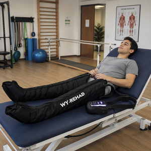 Masseur à compression d'air <span class=keywords><strong>pour</strong></span> les <span class=keywords><strong>jambes</strong></span> entières, <span class=keywords><strong>appareil</strong></span> à compression séquentielle à 12 chambres <span class=keywords><strong>pour</strong></span> la <span class=keywords><strong>circulation</strong></span> <span class=keywords><strong>sanguine</strong></span> et le drainage lymphatique - Product Image 1