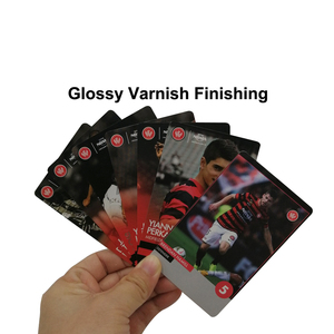 การ์ดเกมแบบกำหนดเองพิมพ์ไพ่สำรับการซื้อขายผู้ผลิตการ์ดเล่นฟุตบอลของสหรัฐ - Product Image 4