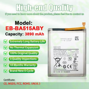 แบตเตอรี่เดิมสำหรับ <span class=keywords><strong>Samsung</strong></span> Galaxy A02S A03 A04E A21S A14 A32 A71 A51 A70 A33 A22แบตเตอรี่โทรศัพท์<span class=keywords><strong>5g</strong></span> - Product Image 2