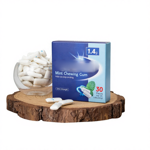 Formule sans sucre OEM au xylitol, aide à l'arrêt du tabac, chewing-gum à la menthe, aide à contrôler les envies et à rafraîchir l'haleine - Product Image 1