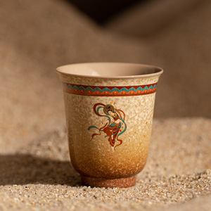 Dunhuang Cultureel Creatief Retro Keramiek voor beker - Cadeau in Chinese stijl voor buitenlanders, zakelijke & bedrijfsmedewerkers souvenir - Product Image 4
