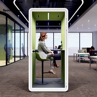 Cabines de bureau insonorisées modulaires SpaceUnited, cabines de réunion privées et cabines téléphoniques de bureau