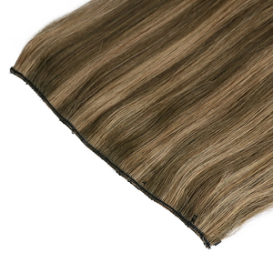 <span class=keywords><strong>Extensiones</strong></span> de Cabello Humano 100% con Mechas Color P4/27 Marrón y Rubio - Product Image 3