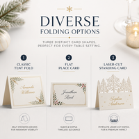Carte de table de Thanksgiving de luxe en feuille d'or, carte de placement personnalisée en carton rigide avec estampage bronze pour l'agencement des tables de restaurants haut de gamme