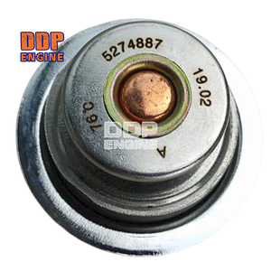 เทอร์โมสตัทเครื่องยนต์สำหรับเครื่องจักรก่อสร้าง C3968559 5284903 5337942 SP146381 สำหรับ Cummins ISLe QSL 6CT - Product Image 1