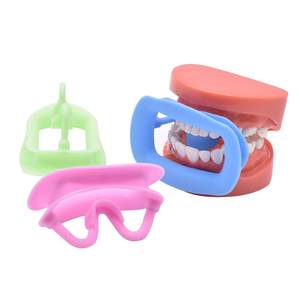 Alat pembuka mulut ortodontik gigi dari karet silikon, retraktor pipi bibir intraoral, retraktor pipi gigi - Product Image 4