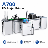 Impresora UV A700 con Sistema de Datos Variables OMA, Pantalla Táctil de 15.6 Pulgadas, Codificador PIJ Industrial para Línea de Producción de Alta Velocidad