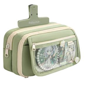 กระเป๋าใส่ปากกาเครื่องเขียนใหม่9ช่องน่ารักสำหรับโรงเรียนสำนักงานกระเป๋าใส่ปากกา - Product Image 4