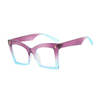 Lunettes de lecture anti-lumière bleue, monture carrée pleine, motif uni, unisexe, pour adultes
