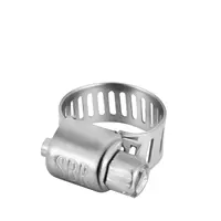 Swivel 24# Hose Clamp 1 3/4 Inch 1/2" Garden Watering Pipe Clip Irrigation Cable Tie Worm Drive Fastening Swivel Clip 0mm