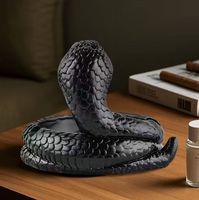 Cendrier Cobra au design élégant et créatif, pour la maison, le salon, la table à thé, la chambre à coucher, décoration tendance
