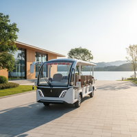 Bus de tourisme/navette/ferry électrique pur, économique, neuf, conduite à gauche, 14 places, 4 kW, 72 V, temps de charge 8-10h, moteur AC