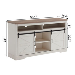 Antico bianco <span class=keywords><strong>TV</strong></span> Stand porta stalla porta porta porta porta <span class=keywords><strong>Tv</strong></span> <span class=keywords><strong>TV</strong></span> scaffali di stoccaggio in legno supporto televisivo per soggiorno - Product Image 2