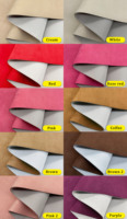 Tissu en microfibre imitation daim avec dos en mousse de daim de 1,5 mètre de large pour les plafonds de voiture, les sièges de voiture, les plafonds de fourgonnettes, le flanelle, épaisseur de 4 mm