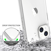 Coque arrière rigide anti-rayures pour Iphone 14 Max, étui Transparent en cristal HD pour IPhone 14 Pro Max
