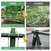 Treillis de jardin pour plantes grimpantes Treillis de tunnel extérieur pour légumes Treillis de concombre