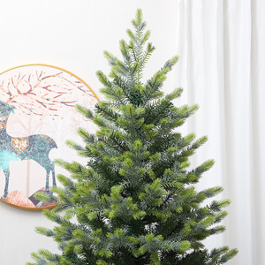 Arbre <span class=keywords><strong>de</strong></span> Noël artificiel <span class=keywords><strong>de</strong></span> luxe <span class=keywords><strong>de</strong></span> haute qualité personnalisé grand ornement debout en PE vert décorations extérieures personnalisabilité - Product Image 5
