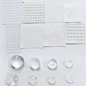 Cửa tủ bumpers cao cấp tủ bumpers bumpers miếng đệm âm thanh làm giảm rõ ràng tự dính cao su Silicone chống sốc - Product Image 3