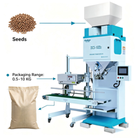 Machine de pesage et d'ensachage de graines et de pépins de melon Ewinall DCS-10ZD2 0,5-10 kg avec précision de 1 g et correction automatique de la chute