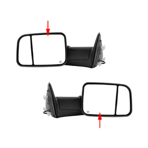กระจกมองหลัง Dodge Ram แบบเลนส์แบน รุ่น 68067729AA 68067728AA สำหรับ 1500 2500 3500 4500 5500 ปี 2010-2020 ด้านซ้ายและขวา - Product Image 5