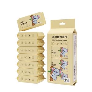 Mini lingettes désinfectantes pour les mains personnalisées pour bébé petits paquets humides simples avec emballage individuel en polyester pour plantes d'intérieur - Product Image 5