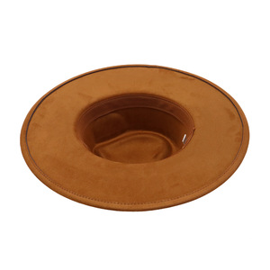 Sombrero Vegano de Gamuza con Diseño de Corazón y Corona, Estilo Fedora de Ala Ancha con Borlas Decorativas, Novedad 2026 - Product Image 5