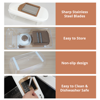 Salade Fruit Tool Plastic Huis Keuken Accessoires Mandoline Snijmachine Dicer Ui Groente Chopper Cutter