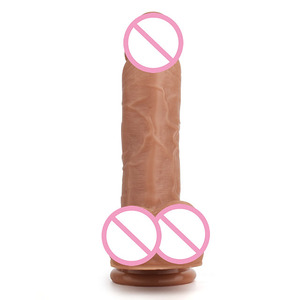Più venduto 8.4 "doppio strato Liqulicone Dildo reale per uomo e donna, Silicone elastico Dildo pene artificiali Realisticid Si - Product Image 2