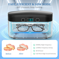 Nettoyeurs à ultrasons ménagers électriques portables 500ML Mini montre bijoux lunettes nettoyeur à ultrasons Machine