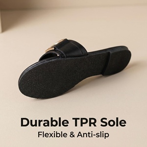 Yearning Women's Genuine Leather Open Toe Outdoor Soft <b>Comfort</b> Breathable Anti-Slippery Summer Winter Spring Autumn Fashion - Product Image 5