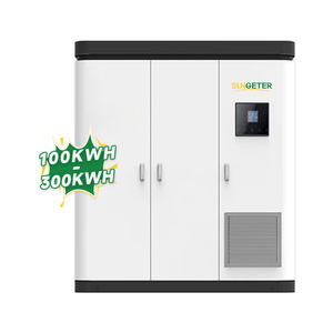 100kWh-300kWh 모듈식 컨테이너 캐비닛 산업용 전력 축전기용 리튬 이온 공랭식 기술 IP65 보호 10 년 - Product Image 1