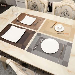 Heat Resistant Non Slip Dining Table Mat Washable Reusable Desk Protector for Kitchen Home Restaurant <b>Coffee</b> Table Placemat - Product Image 3