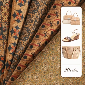 Tissu en liège synthétique imprimé en PU, vegan et organique, de 0,45 <span class=keywords><strong>mm</strong></span>, pour la confection de vêtements, sacs, chaussures et coques de téléphone - Product Image 3