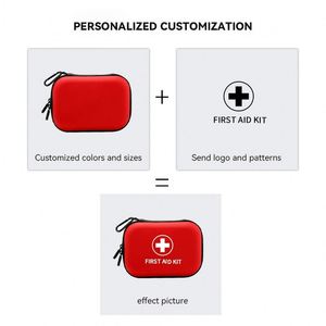 Trousse de premiers soins portable et étanche pour la survie en plein air, la maison et les bébés, personnalisable avec des fournitures médicales d'urgence - Product Image 4