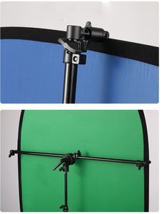 Layar Latar Belakang Fotografi Lipat 2-in-1 Biru Hijau Portabel Tanpa Braket untuk Pemotretan Produk dan Potret - Product Image 5