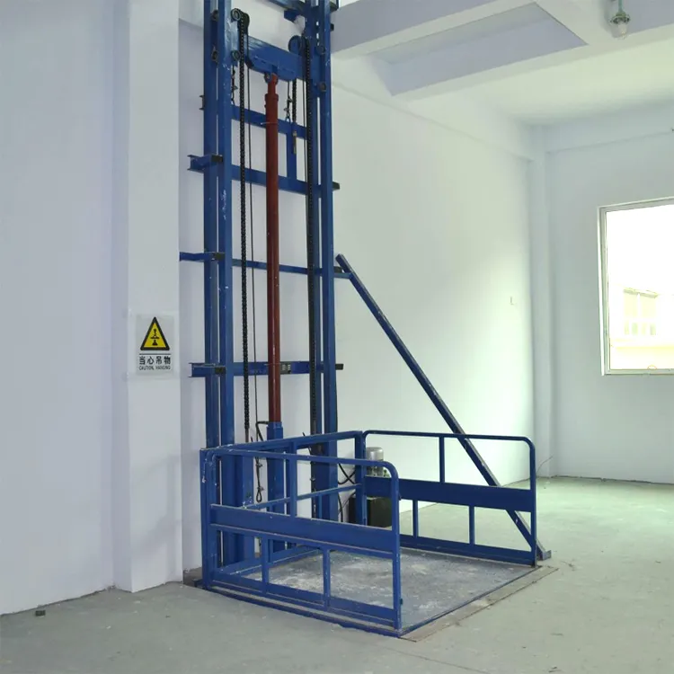 Montacarichi A basso costo verticale sollevatore elettrico per una casa A 2 piani da 2000 Kg materiale merci ascensore ascensore