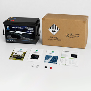 Аккумуляторная батарея Cloudenergy 12В 200Ач LiFePO4 с 6000 циклами заряда, рабочая температура от -20°C до 60°C, для резервного питания - Product Image 4
