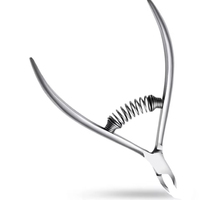 Coupe-cuticules professionnel en acier inoxydable à double ressort, pointu, de qualité supérieure, sûr, pour manucure