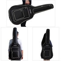 Vente en gros 40 "/ 41" 8M housse de guitare acoustique housse de transport étanche avec double bandoulière réglable sacs et étuis pour instruments