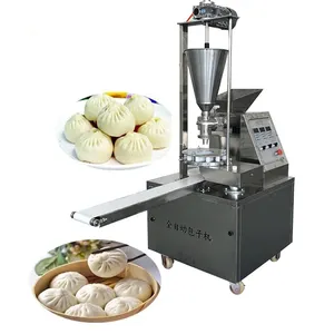 Máquina automática para hacer Momo con dumplings, moño relleno al vapor, Baozi