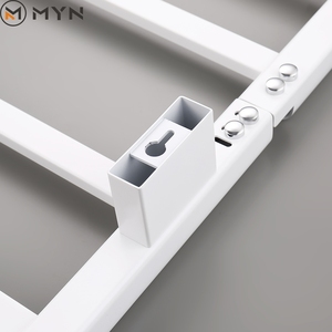 Gran oferta, accesorios de baño blancos <span class=keywords><strong>mate</strong></span>, <span class=keywords><strong>toallero</strong></span> secador, <span class=keywords><strong>toallero</strong></span> eléctrico plegable montado en la pared, <span class=keywords><strong>toallero</strong></span> calentado - Product Image 6