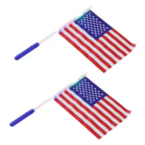 <span class=keywords><strong>Bandera</strong></span> de <span class=keywords><strong>EE</strong></span>. <span class=keywords><strong>UU</strong></span>. con luz LED al por mayor, <span class=keywords><strong>bandera</strong></span> nacional americana brillante para decoración patriótica del 4 de julio - Product Image 1