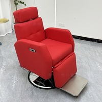 Kursi Perawatan Rambut Kelas Atas - Kursi Salon Rambut yang Dapat Disesuaikan Secara Elektrik untuk Penataan dan Perawatan Rambut.