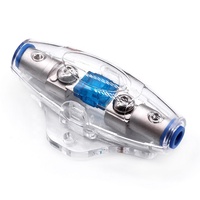 Universel 4 6 8 Gauge Mini ANL MIDI AFS ANS Boulon sur Porte-fusible 32V Or Nickelé pour RV Voiture Stéréo Audio Alarme Amplificateur