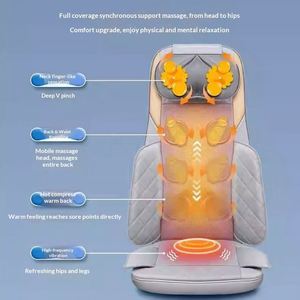 Coussin de massage électrique multifonctionnel pour le cou, les épaules, le dos et les fesses, à brancher à la prise domestique - Product Image 2